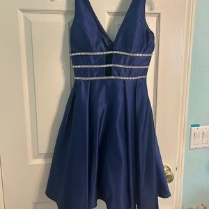 Blondie Navy Blue Mini Dress - image 1